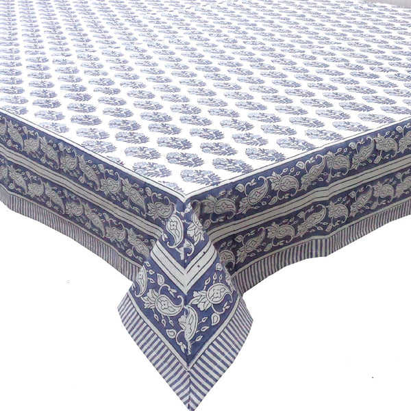 Copia De Mantel Block Print Botta White 260x170