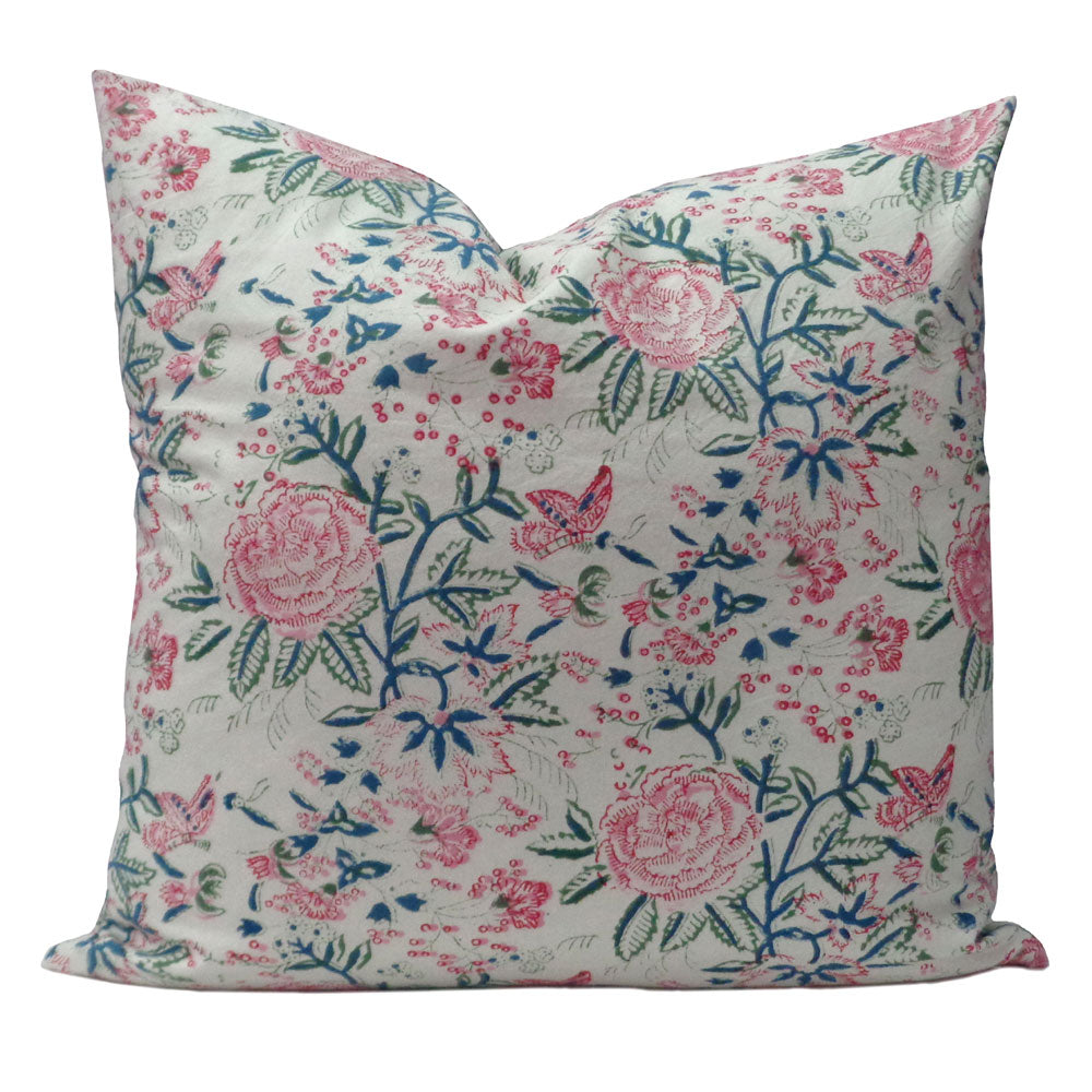 FUNDA COJIN BLOCK PRINT MIST WHITE 50x50