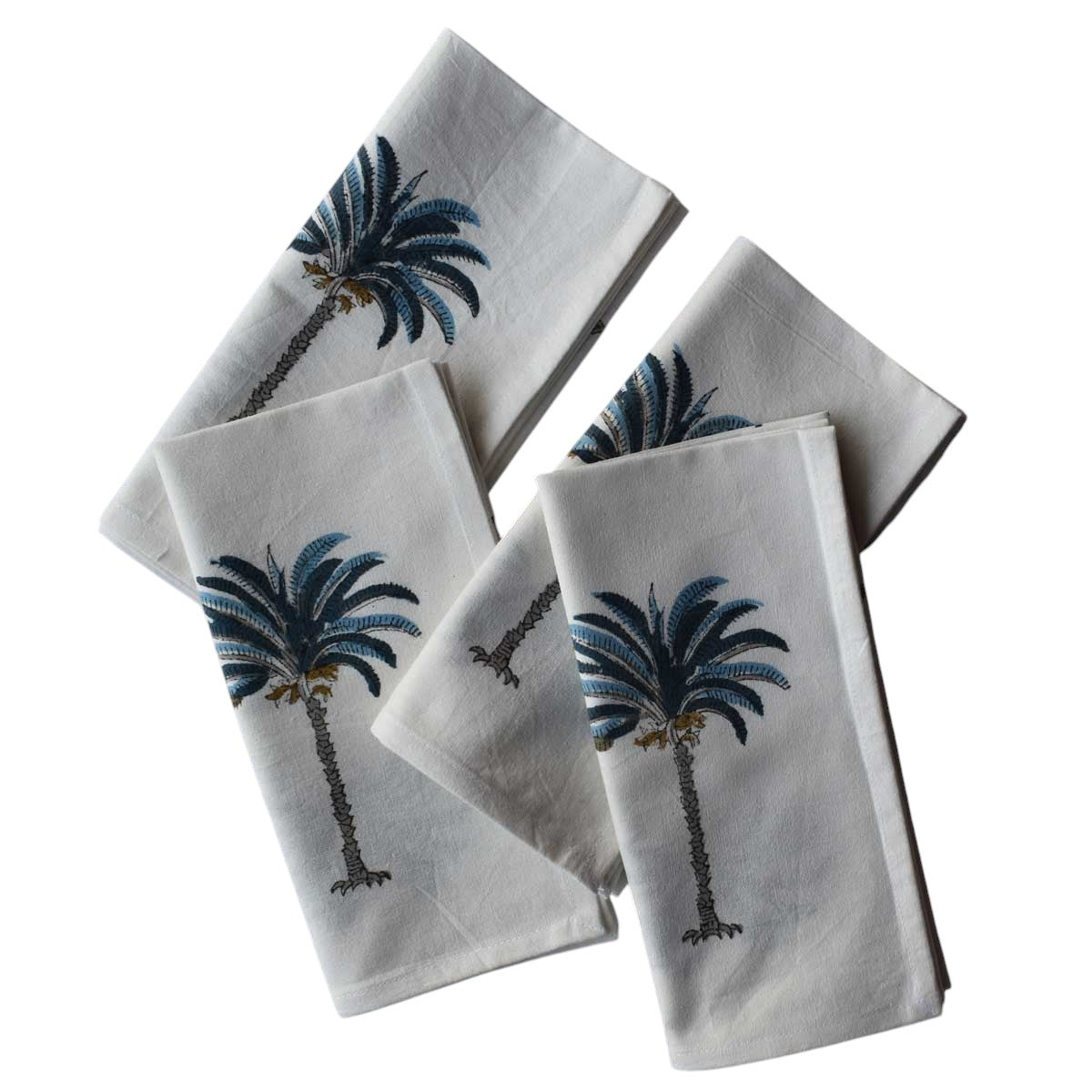 SERVILLETA PALMERA AZUL