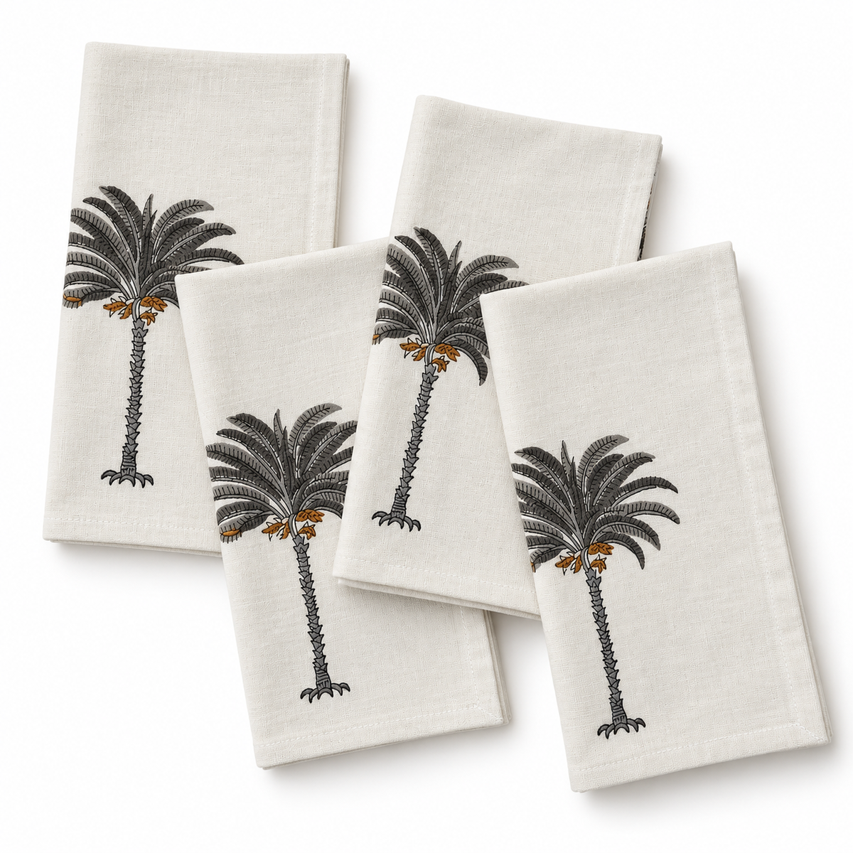 SERVILLETA PALMERA GRIS
