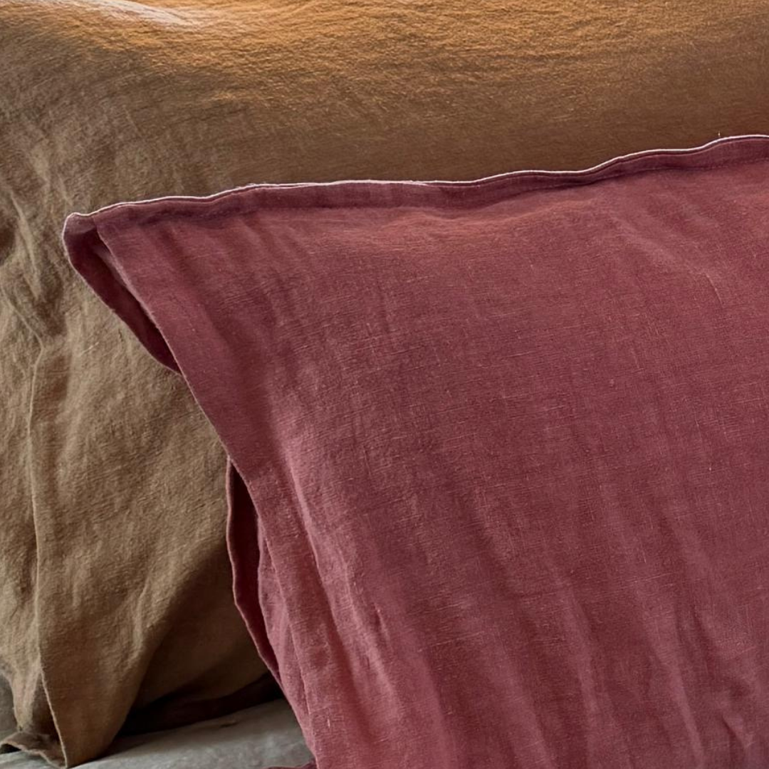 FUNDA COJIN LINO BRICK 50x50