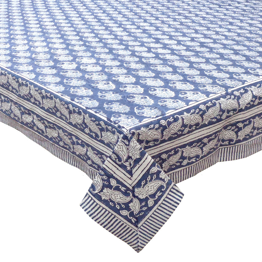 MANTEL BLOCK PRINT BOTTA AZUL