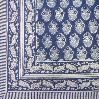 MANTEL BLOCK PRINT BOTTA AZUL