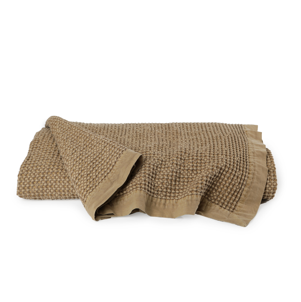 PIECERA WAFFLE KING TAUPE