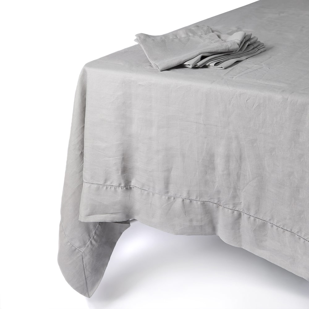 MANTEL LINO BLANCO 260X180