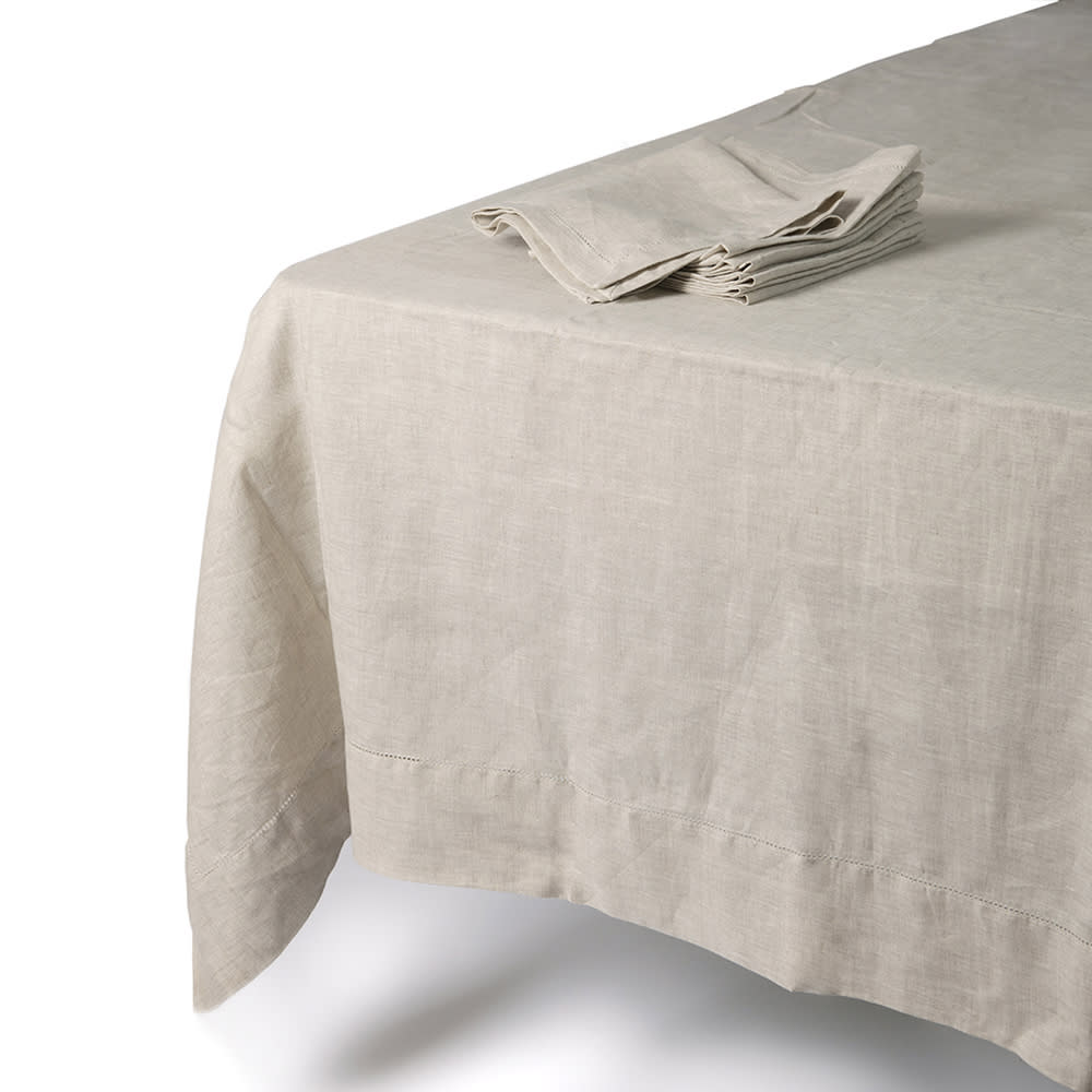 MANTEL LINO BLANCO 260X180