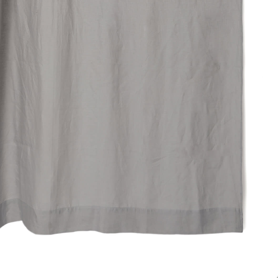 CORTINA BAÑO LINO GRIS