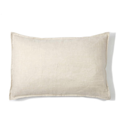 FUNDA COJIN LINO BEIGE 60x40