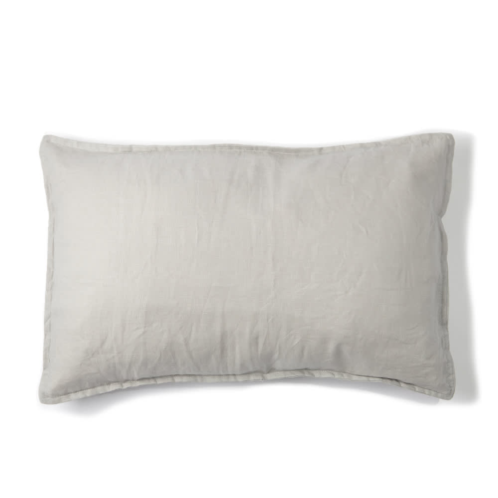 FUNDA COJIN LINO GRIS 60X40