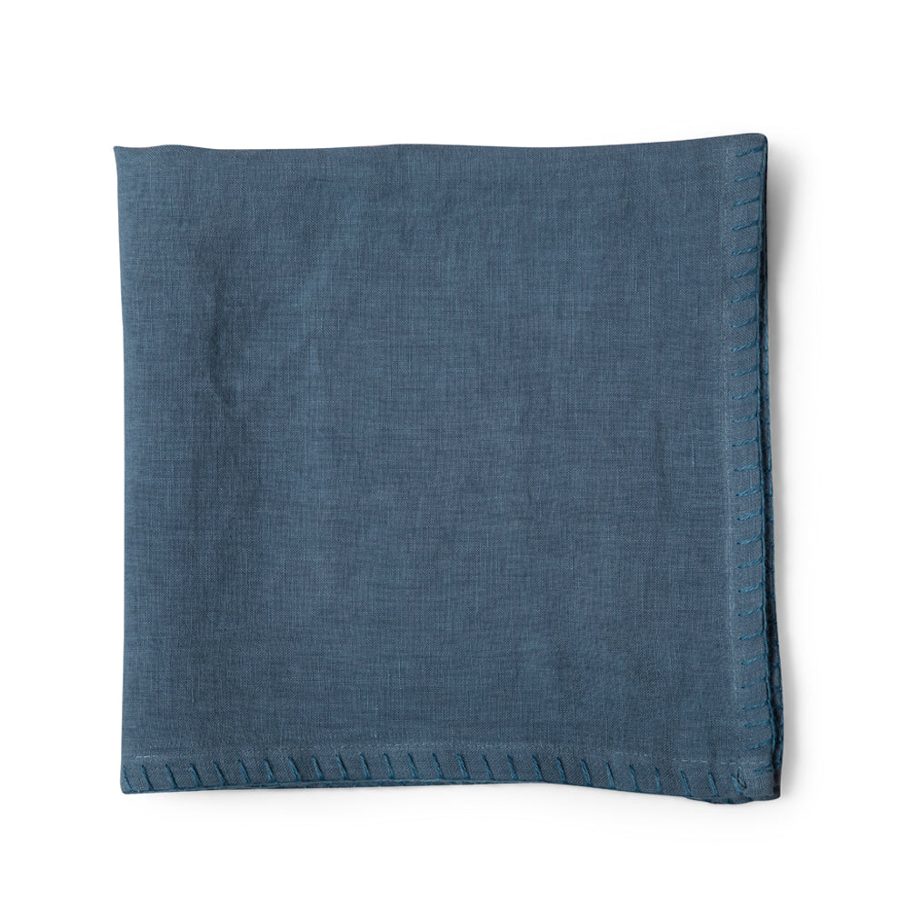 SERVILLETA LINO AZUL
