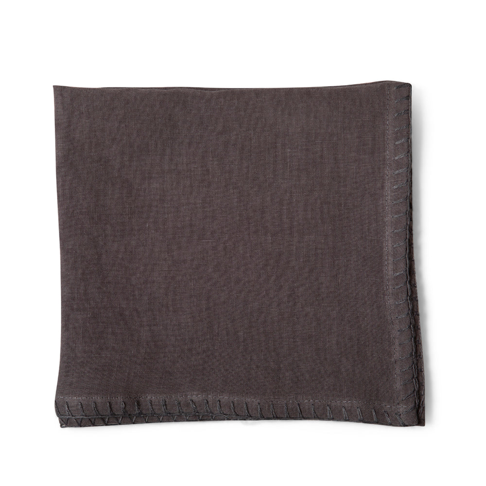 SERVILLETA LINO GRIS OSCURO