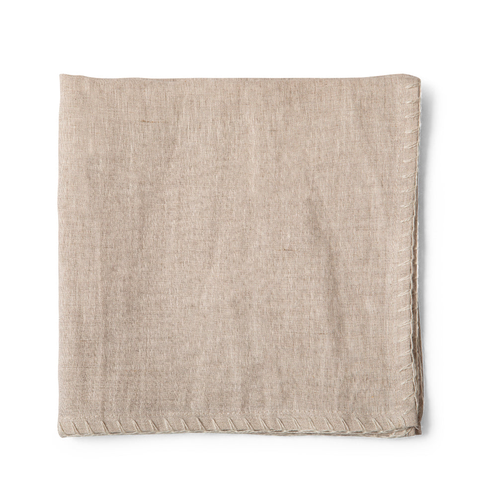SERVILLETA LINO BEIGE