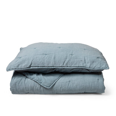 CUBRECAMA QUILT LINO TAUPE