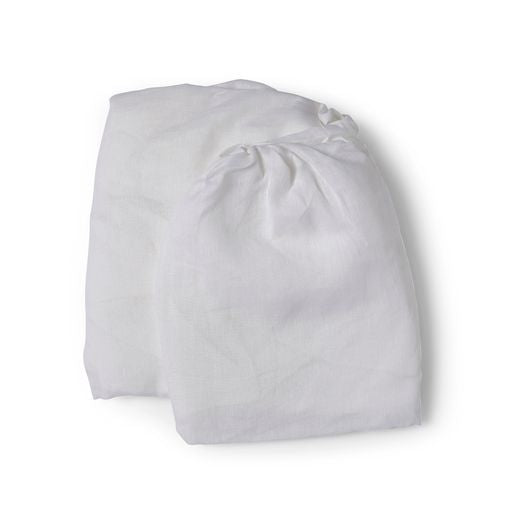 SABANA BAJERA LINO BLANCO TWIN